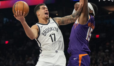 Nets leading scorer Michael Porter Jr. is staying in Brooklyn after surviving the NBA trade deadline. Photo: Rick Scuteri/AP