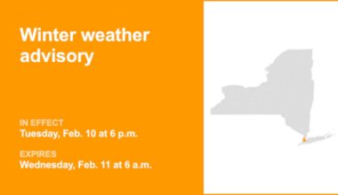 NYC weather: Winter weather advisory for the Bronx and Queens until Wednesday morning