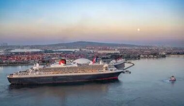 Cunard's Flagship Queen Mary 2 Reunites With Her Legendary Namesake, The Queen Mary For The First Time In 20 Years