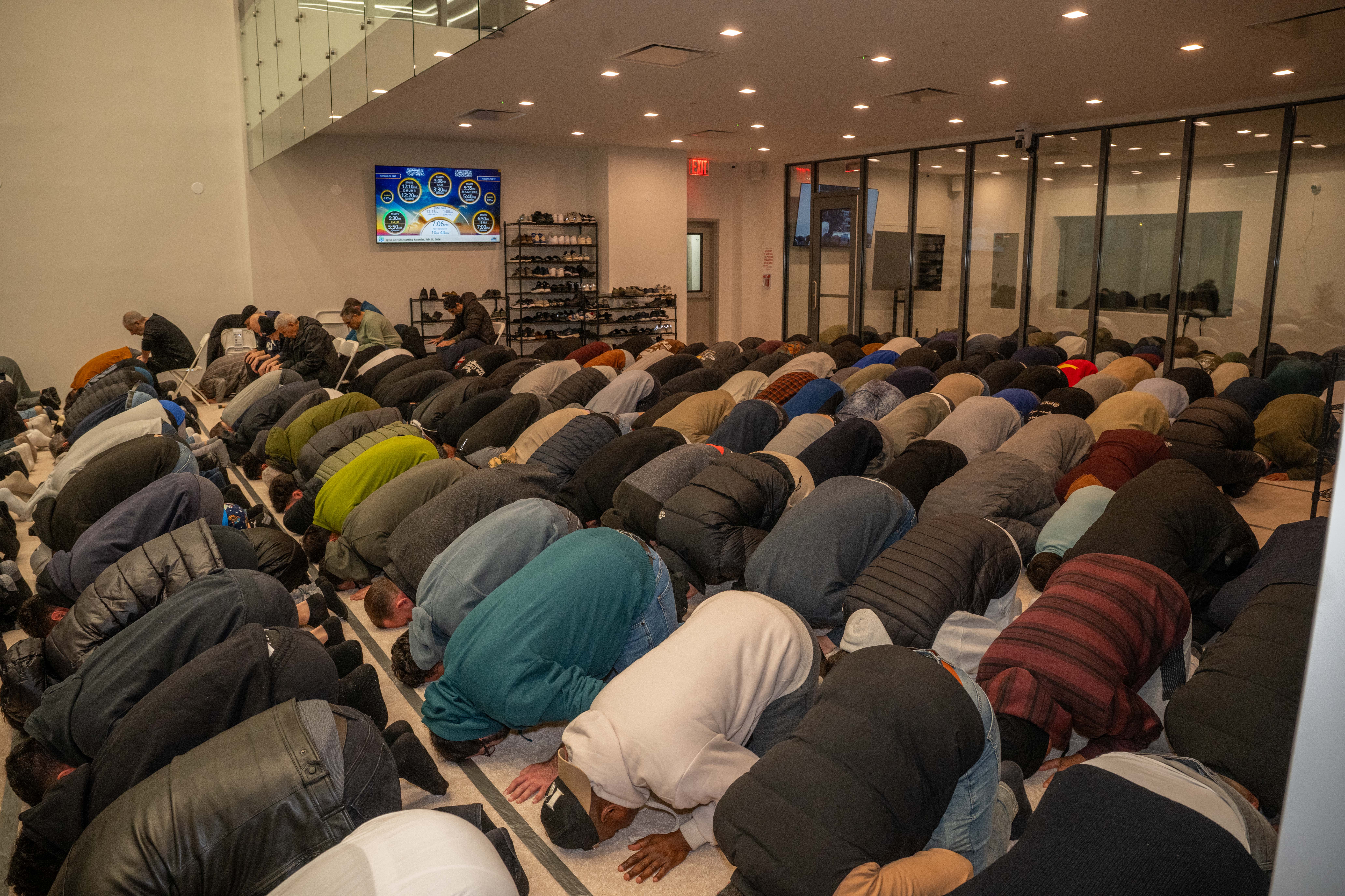 Members of the Muslim American Society of Staten Island gathered to celebrate Ramadan in their newly expanded community center in Dongan Hills on Tuesday, February 17, 2026. (Owen Reiter for the Advance/SILive.com)
