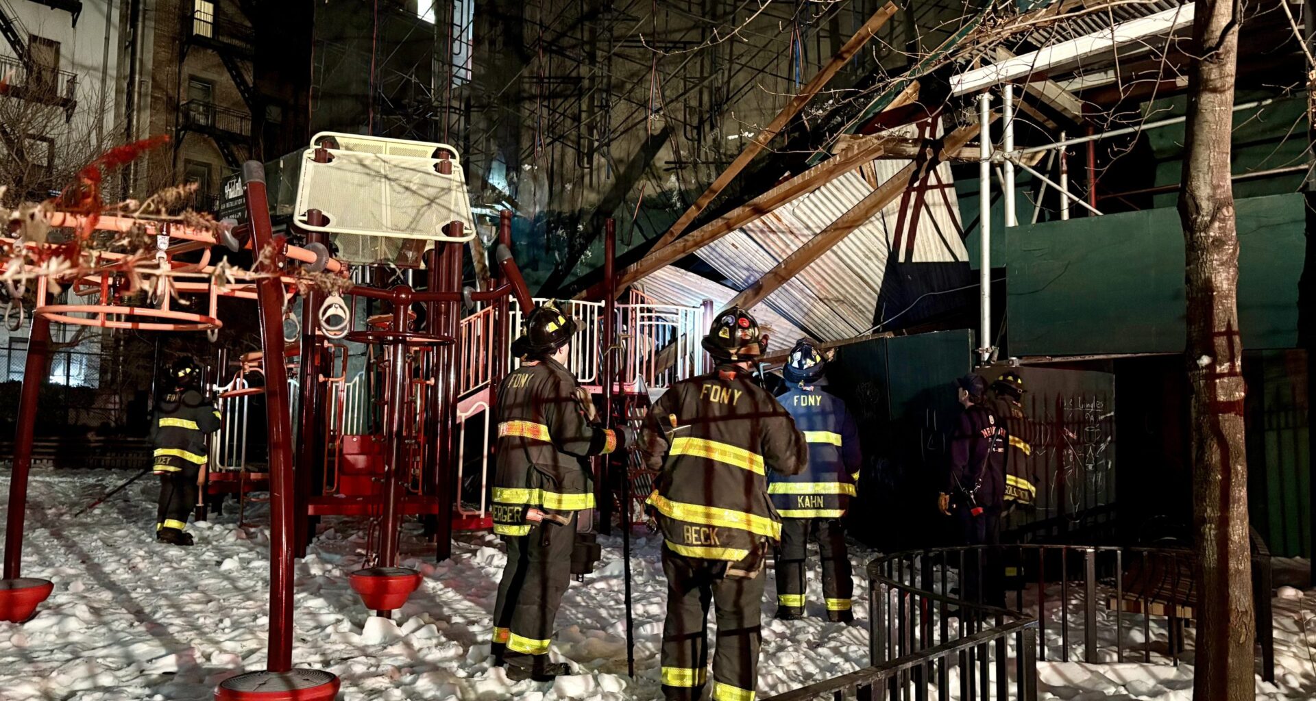 Scaffolding Collapses at Ramon Aponte Playground, Renewing Years of Safety Warnings