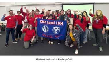 Research Assistants At The University At Albany-State University Of New York ‘Go Union,’ Vote To Join The Communications Workers Of America