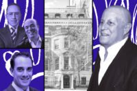 Modlin Group’s Adam Modlin, Brown Harris Stevens’ Sami Hassoumi, Leslie Garfield’s Matt Lesser and Ron Perelman with 36 East 63rd
