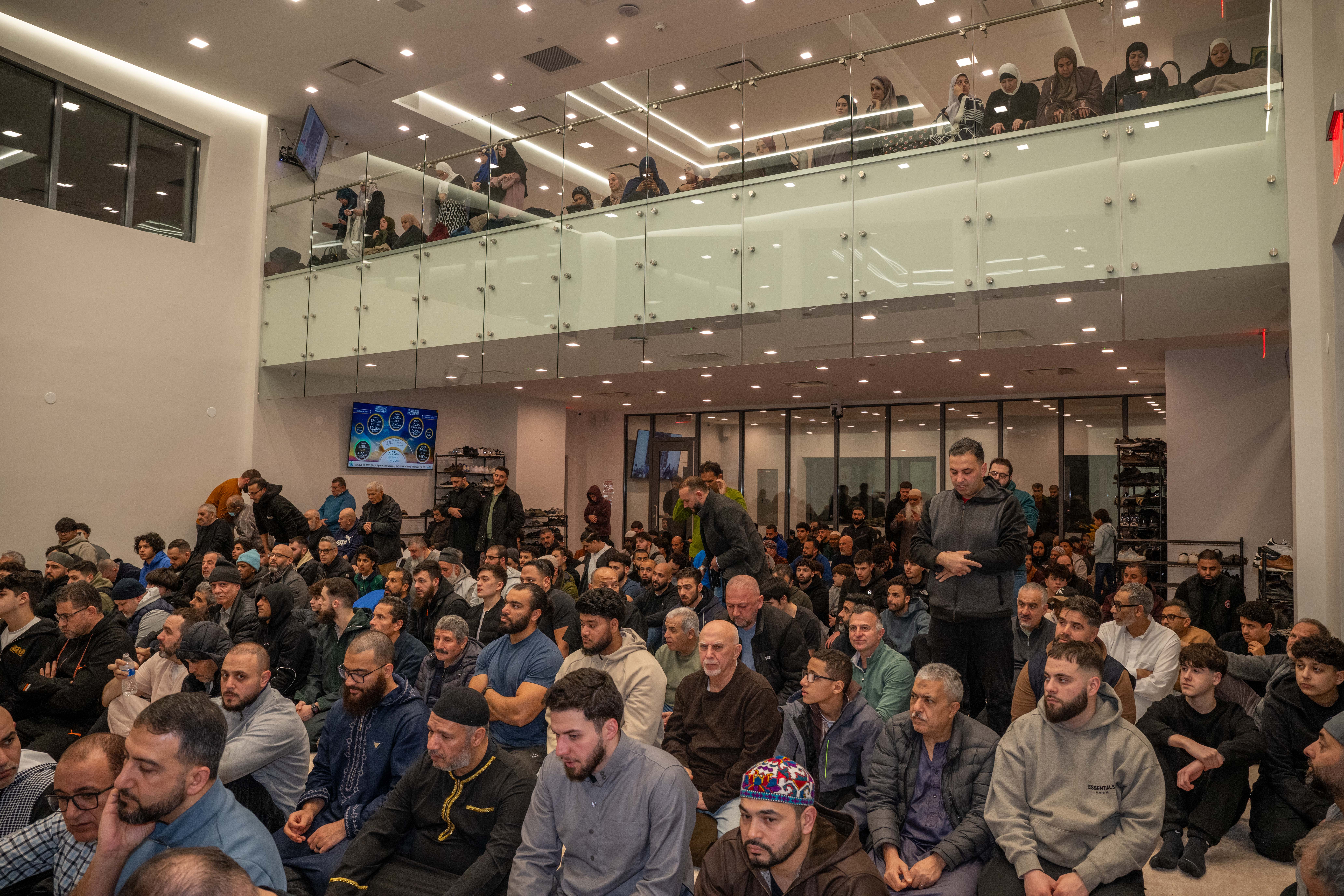 Members of the Muslim American Society of Staten Island gathered to celebrate Ramadan in their newly expanded community center in Dongan Hills on Tuesday, February 17, 2026. (Owen Reiter for the Advance/SILive.com)
