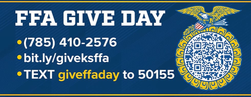 QR code to donate to Kansas FFA chapters