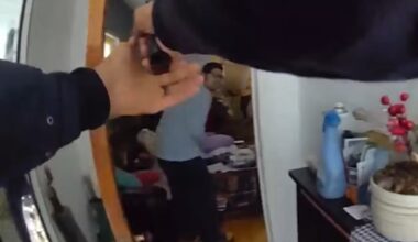 NYPD bodycam video shows cop shoot mentally ill Queens man charging at him with knife