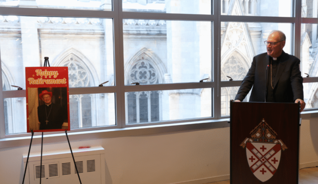 Cardinal Timothy Dolan Bids Farewell to Archdiocese of New York Staff