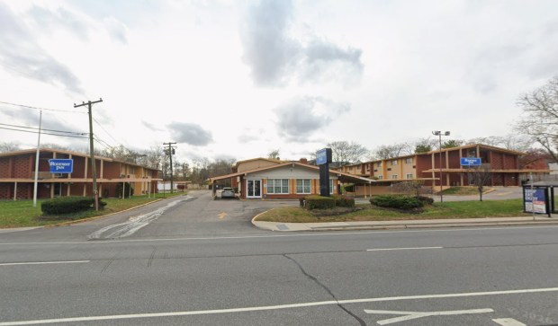 Between March and September of 2022, Second Precinct Investigative Unit officers were surveilling the Rodeway Inn (pictured) on West Jericho Turnpike in Huntington Station when they noticed women that they believed might be victims of human trafficking. (Google)