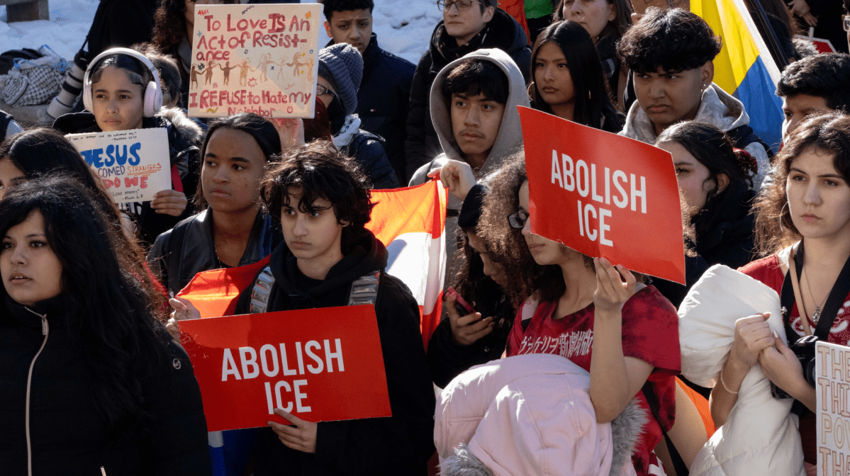 100 Jersey City High Schoolers Walk Out to Protest ICE
