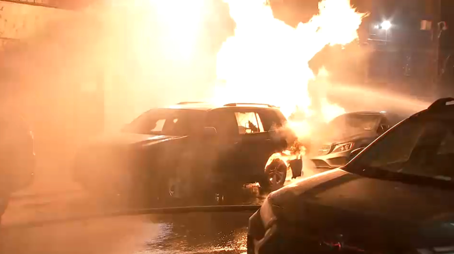 Crews battle transformer fire on Brooklyn street amid carbon monoxide evacuation; 2 injured