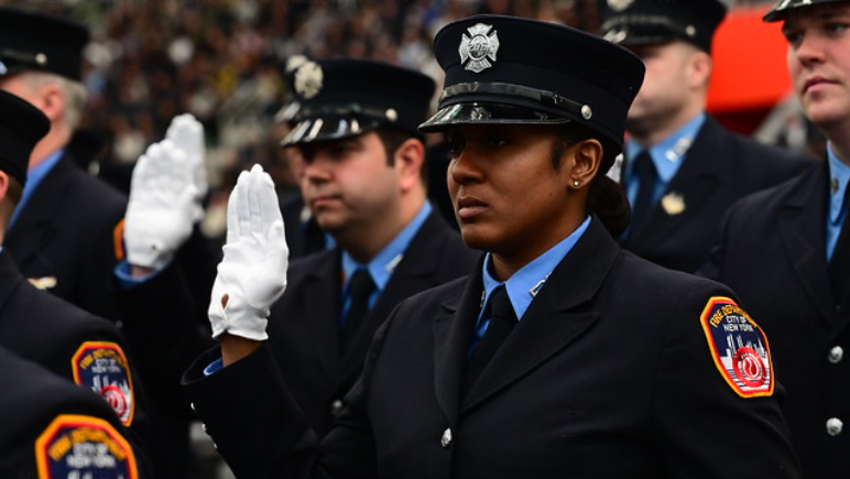 FDNY promotes fire operations members at ceremony on Staten Island