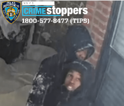 Kingsbridge Heights: Two Sought in Home Burglary, taking Clothes during Snowstorm