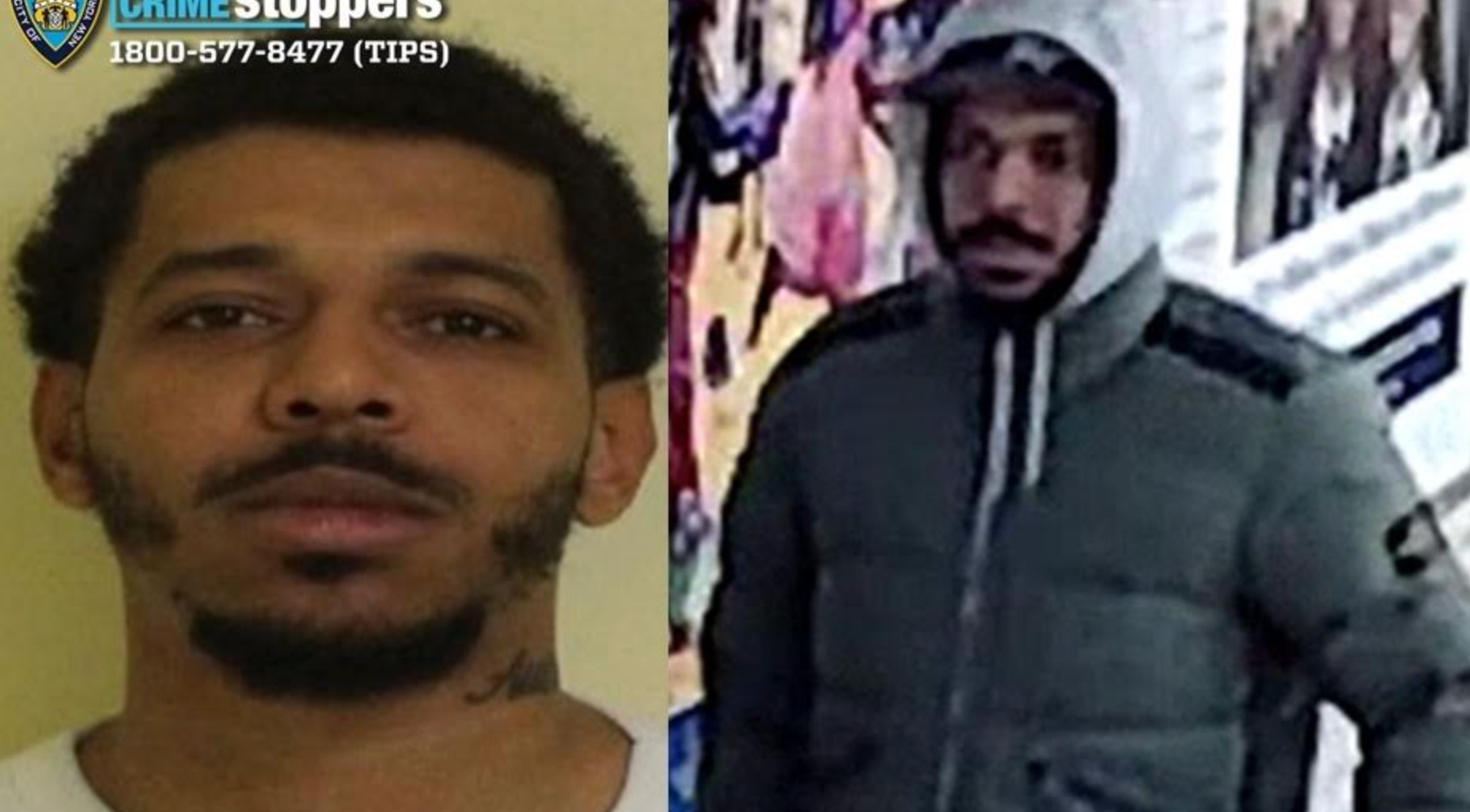 Adrian Frias, 27, is wanted in the death of a man on a Bronx subway platform.