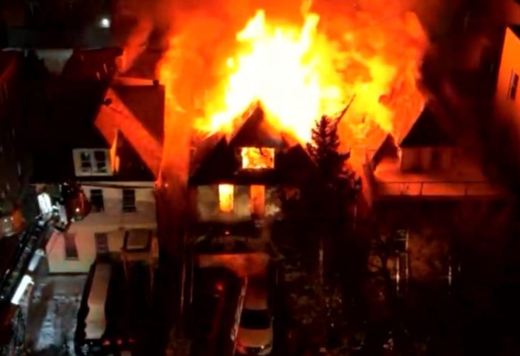 9 injured, one critically, in Queens house fire
