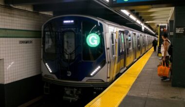 Youths move parked G subway train, accidentally connect it to another train
