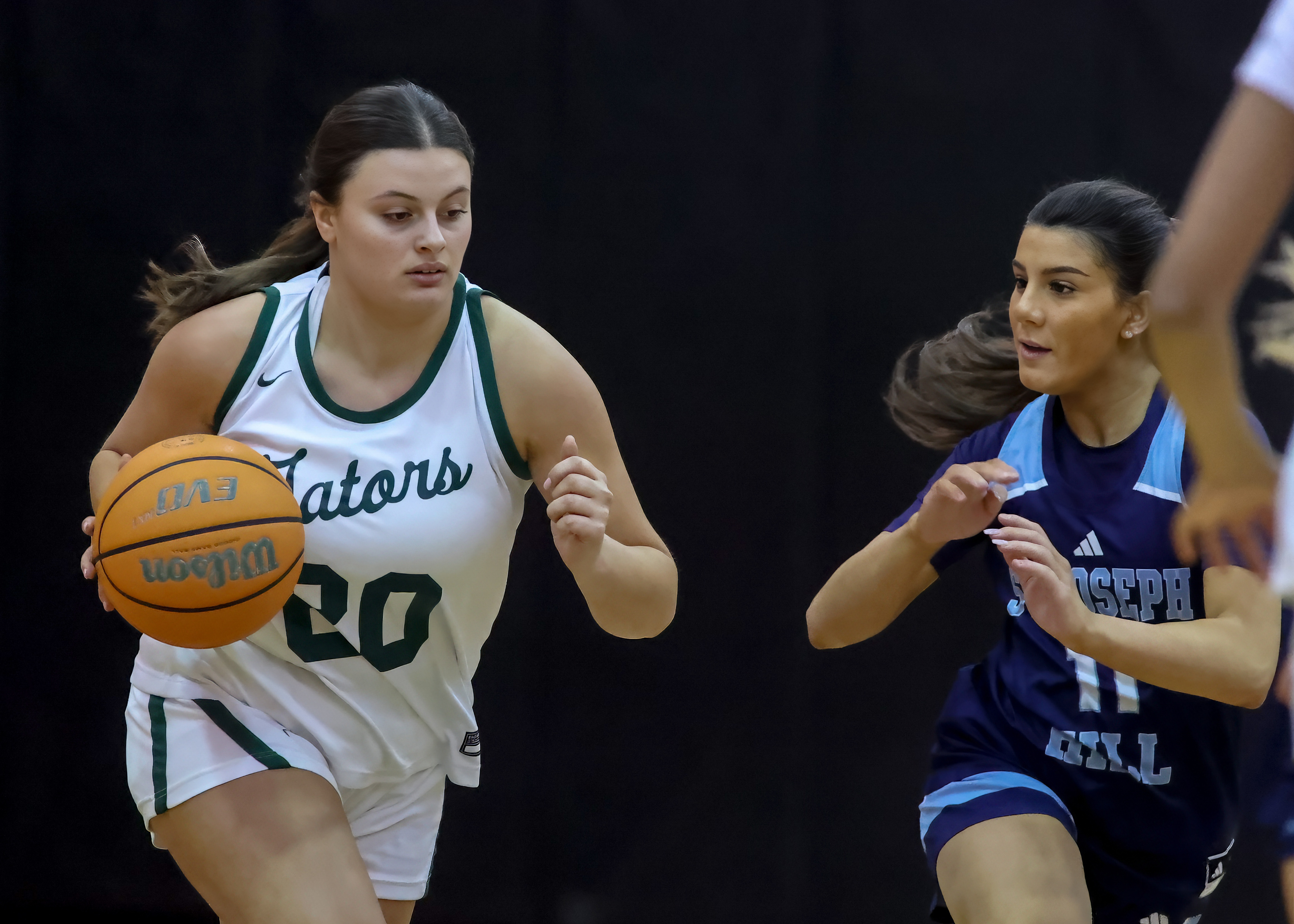 St. Joseph Hill plays Notre Dame Academy in the CHSAA Archdioscesan AA playoff semifinal at the College of Staten Island in Willowbrook on Thursday, Feb. 19, 2026. (Advance/SILive.com | Jason Paderon)