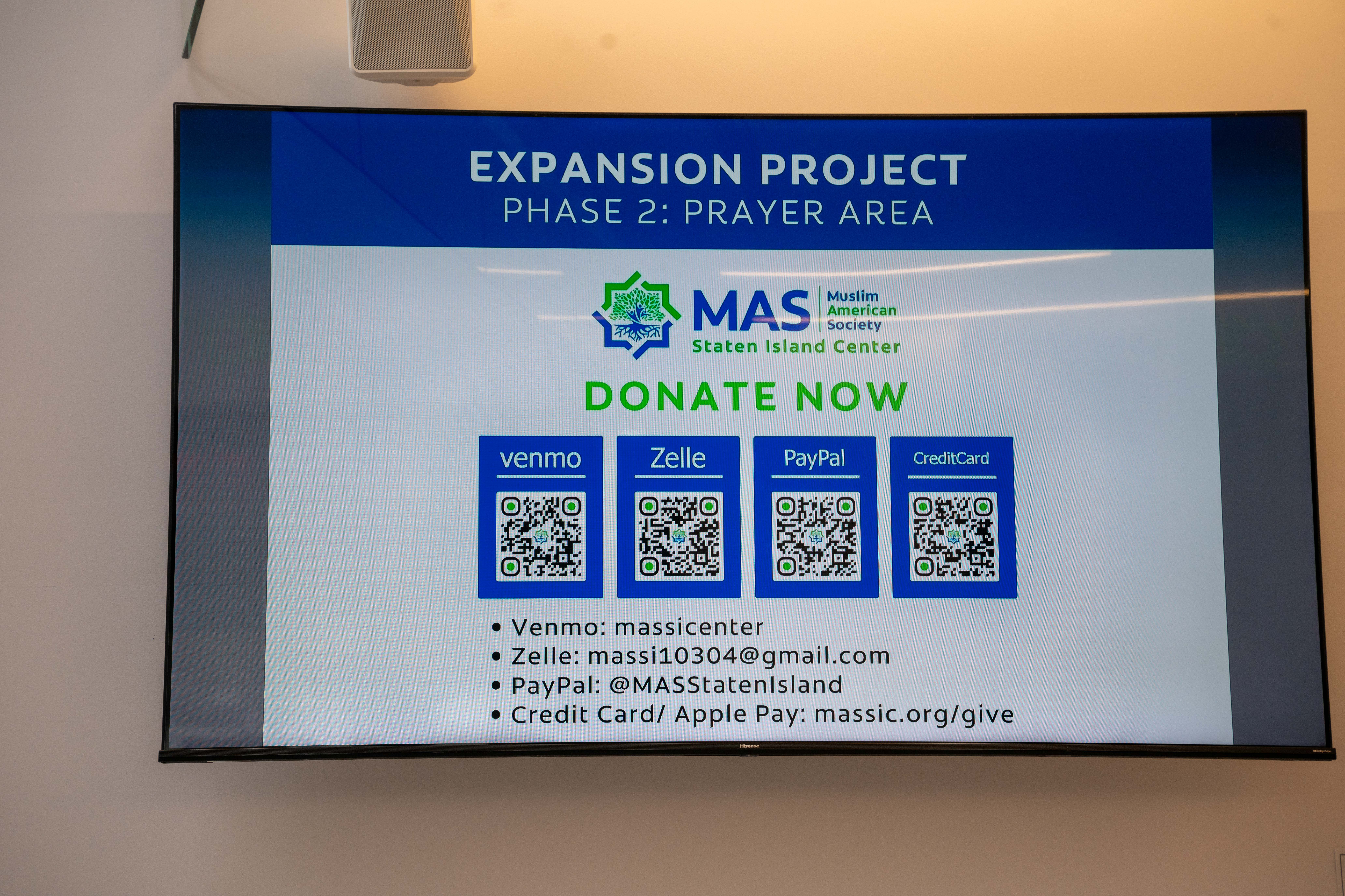 Members of the Muslim American Society of Staten Island celebrate Ramadan in their newly expanded community center in Dongan Hills on Tuesday, February 17, 2026. (Owen Reiter for the Advance/SILive.com)