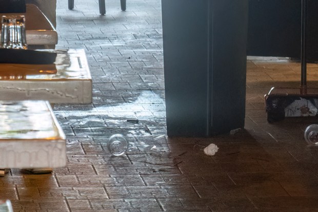 A 23-year-old man was stabbed in the armpit with a sharp object when a fight broke out inside Tulum Brooklyn, a late-night restaurant and lounge on Broadway near Hart St. in Bedford Stuyvesant, early Saturday, Feb. 14, 2026. (Theodore Parisienne / New York Daily News)