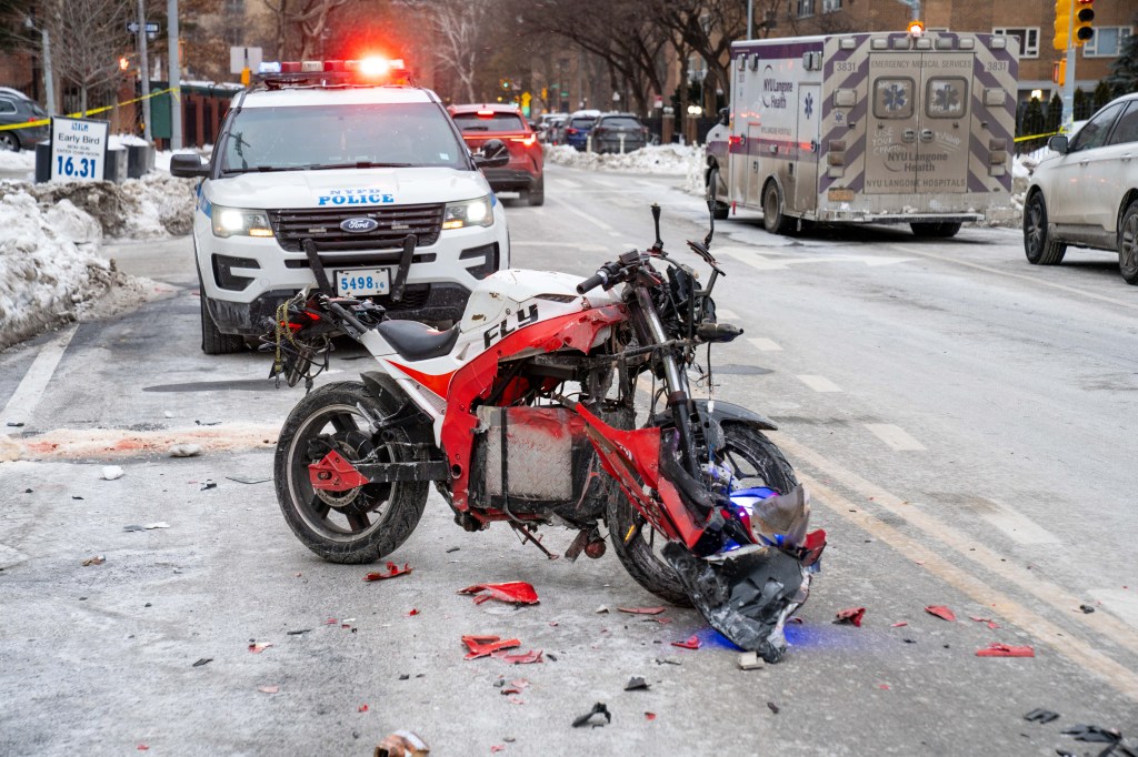 E-bike rider, 65, dies in crash with hospital ambulance on Brooklyn street