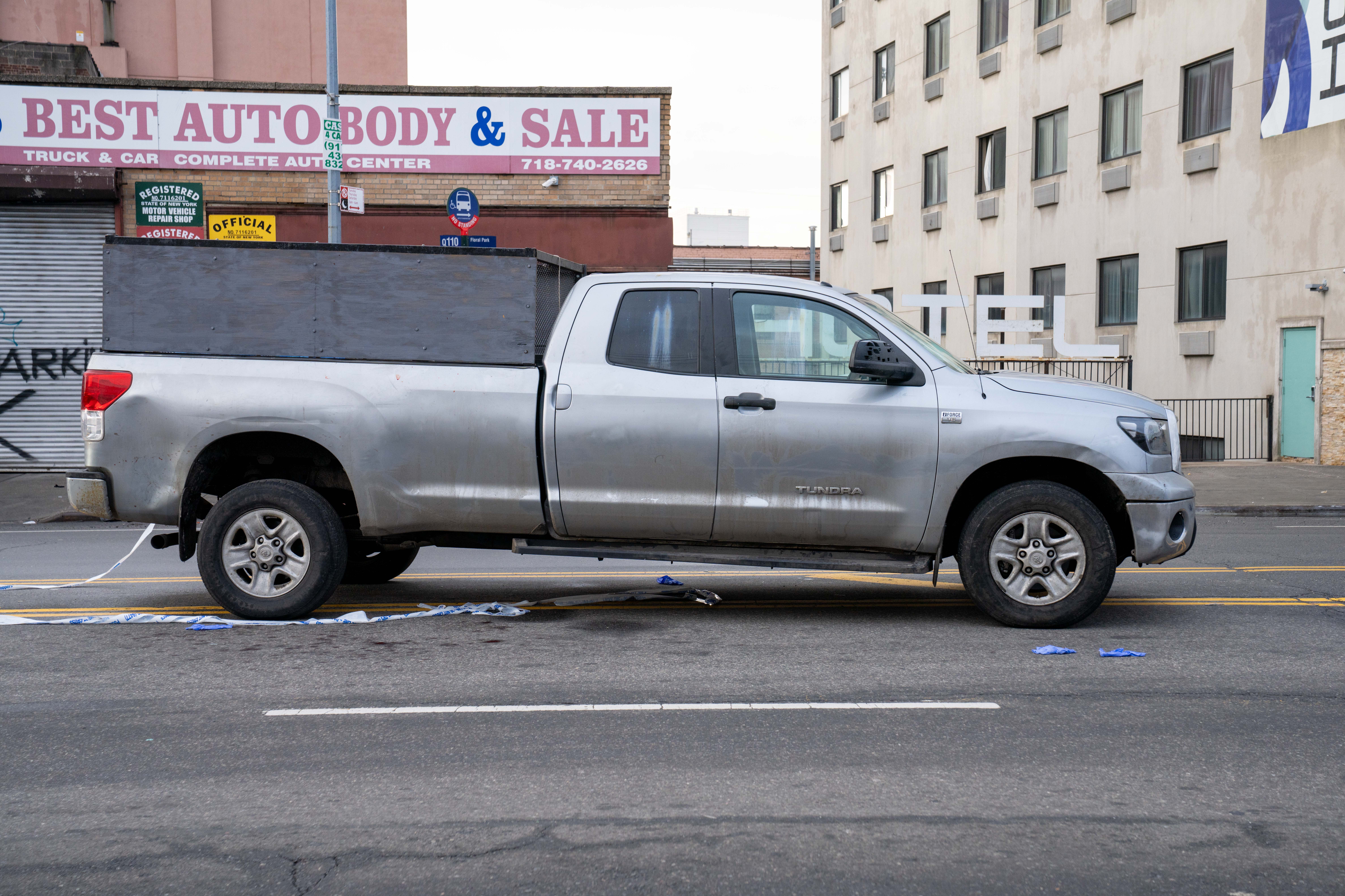 Cops were scouring the area looking for surveillance video that...