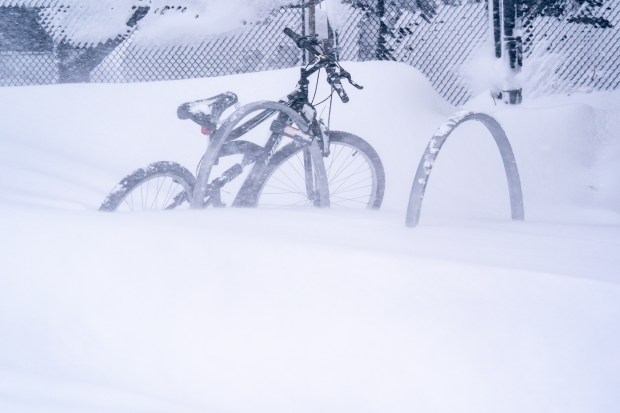 Nor'easter blizzard slams New York City on Monday February 23, 2026. 0731. (Theodore Parisienne / New York Daily News)