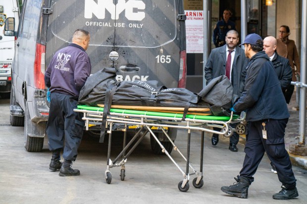 A 59yr old woman was pronounced dead on scene after she was shot by a 55yr old man inside apartment LE on the first floor of a high-rise at 2500 Johnson Avenue in the Bronx on Thursday January 22, 2026. 1027. The 55yr old man then shot an eighty-six-year-old woman who was rushed to Harlem Hospital in critical condition. The man then shot himself to death at the scene. (Theodore Parisienne / New York Daily News)