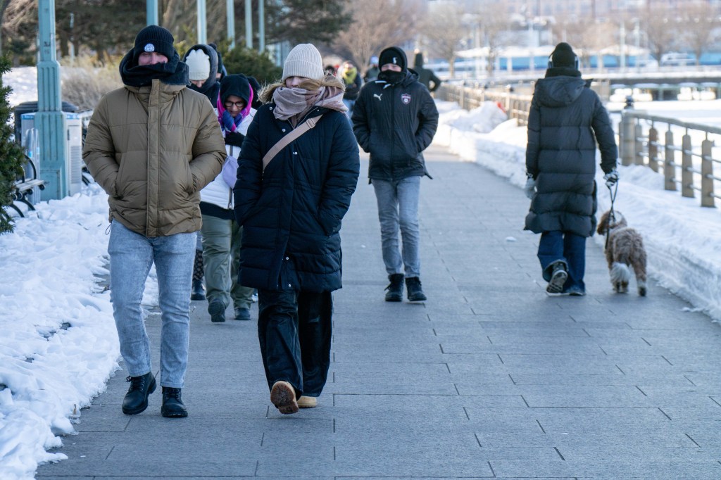 Temperatures to climb slightly Monday after bone chilling cold