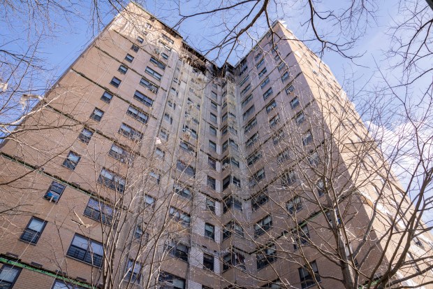 Leaking gas spread to the 17th floor, where it ignited. 