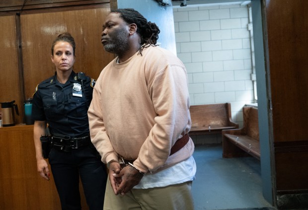 Clarkson Wilson appears in Manhattan Criminal Court Friday, Feb. 27, 2026 during his sentencing for fatally shooting Imani Armstrong Sept. 1, 2022. (Barry Williams/ New York Daily News)