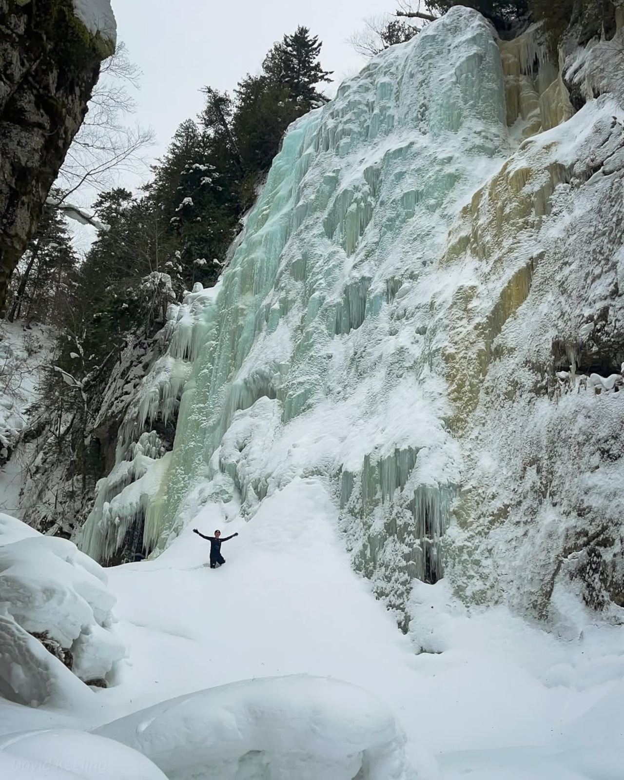 Frozen waterfalls in Upstate New York