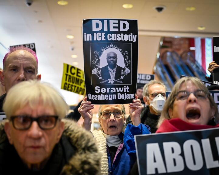 Anti-ICE protesters swarm Trump Tower in NYC, chant names of crackdown's victims
