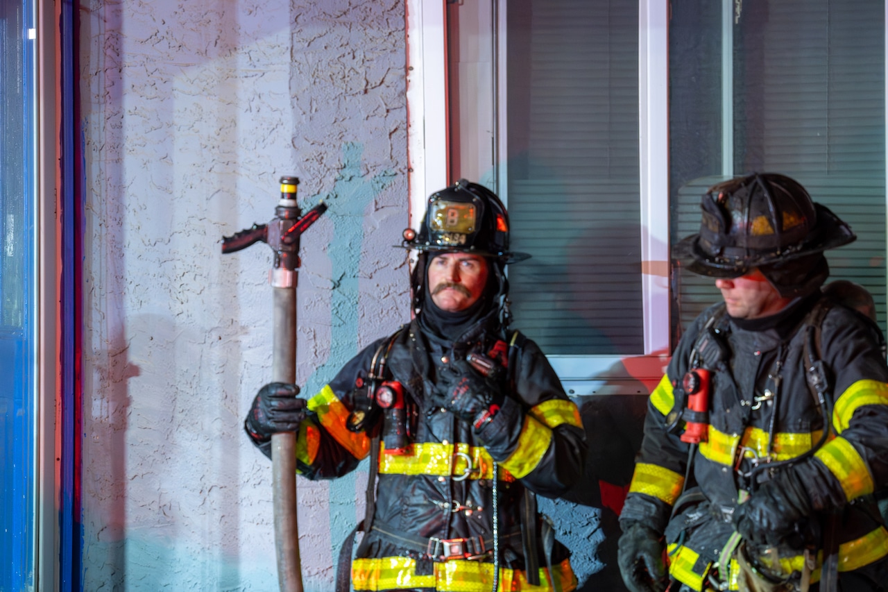 Firefighters respond to an “all-hands” fire in Travis