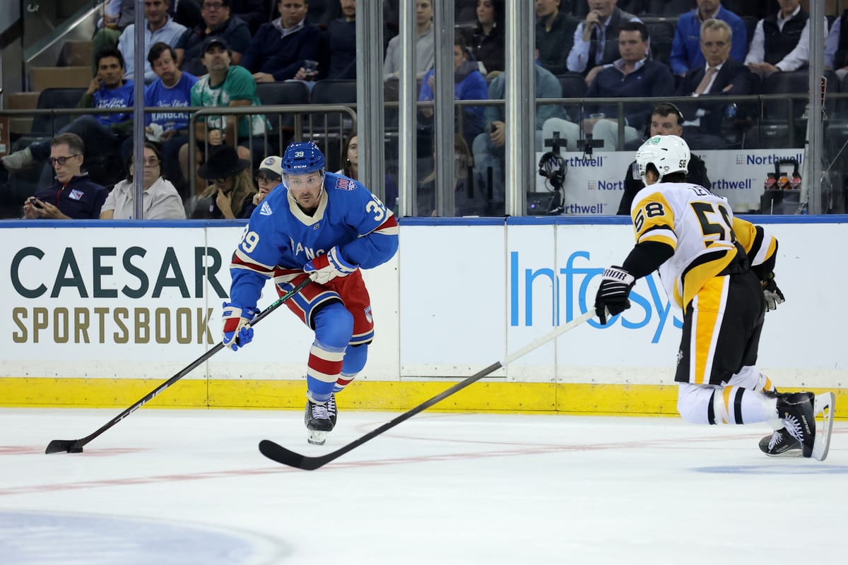 Pittsburgh Penguins vs. New York Rangers Open Thread
