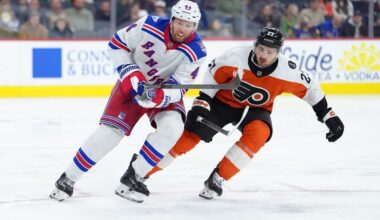 Philadelphia Flyers vs. New York Rangers Open Thread