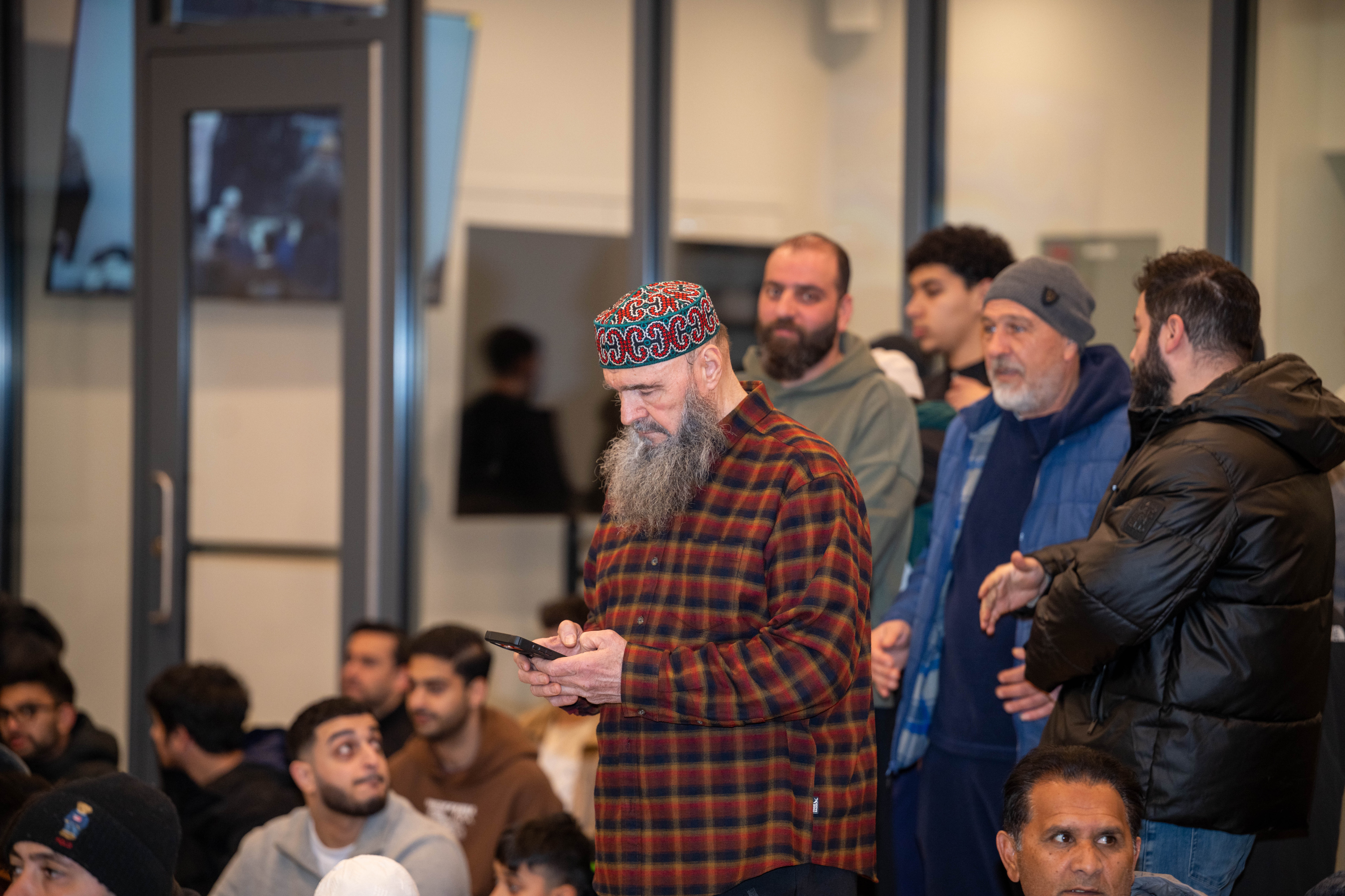 Members of the Muslim American Society of Staten Island gathered to celebrate Ramadan in their newly expanded community center in Dongan Hills on Tuesday, February 17, 2026. (Owen Reiter for the Advance/SILive.com)