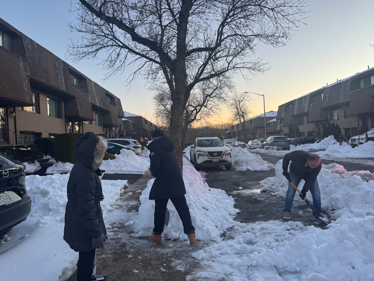 BP Fossella Shovels Snow