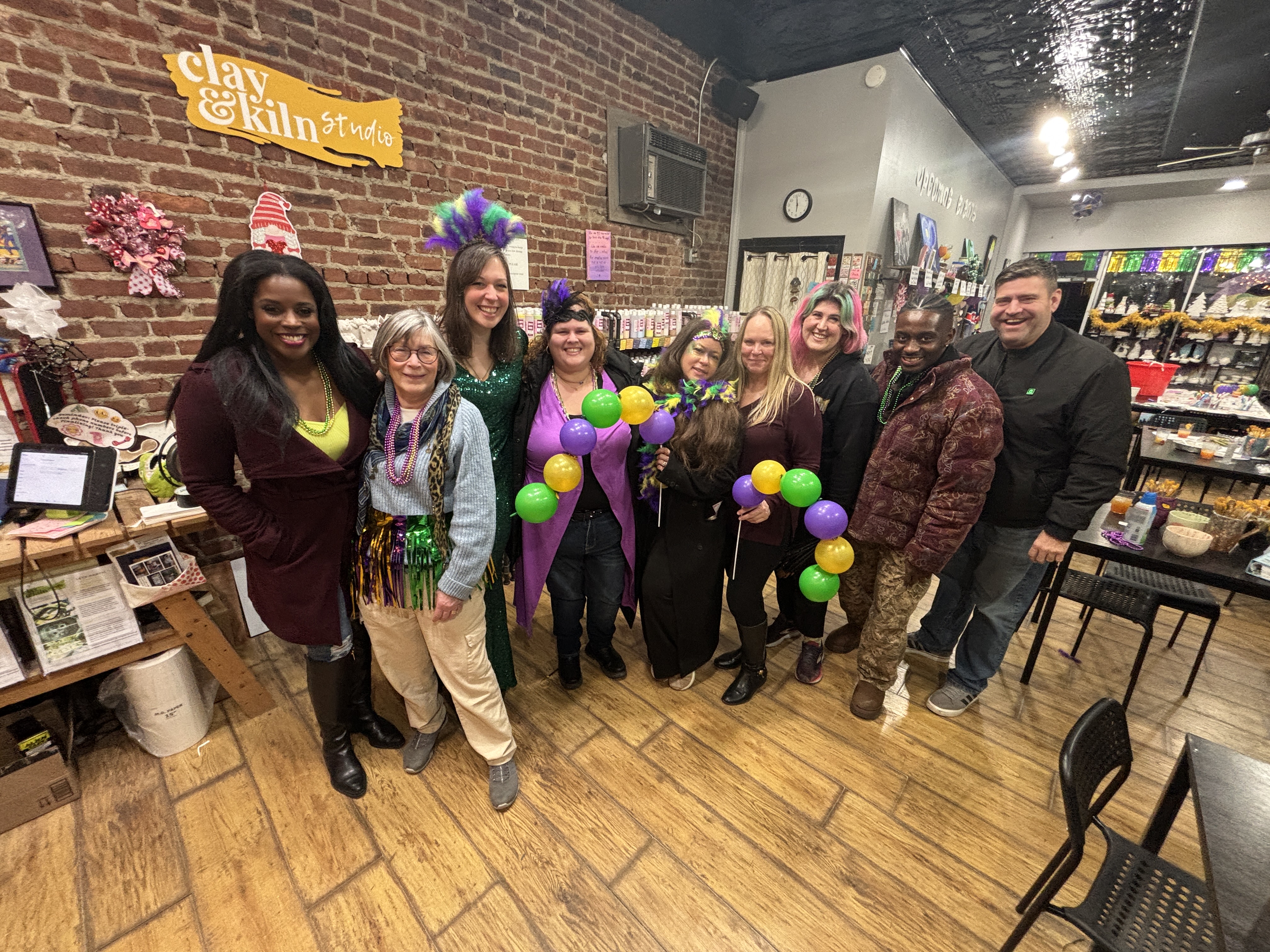 Mardis Gras 2026 happened on Castleton Avenue in West Brighton with King Cake, Hurricanes and local brews.