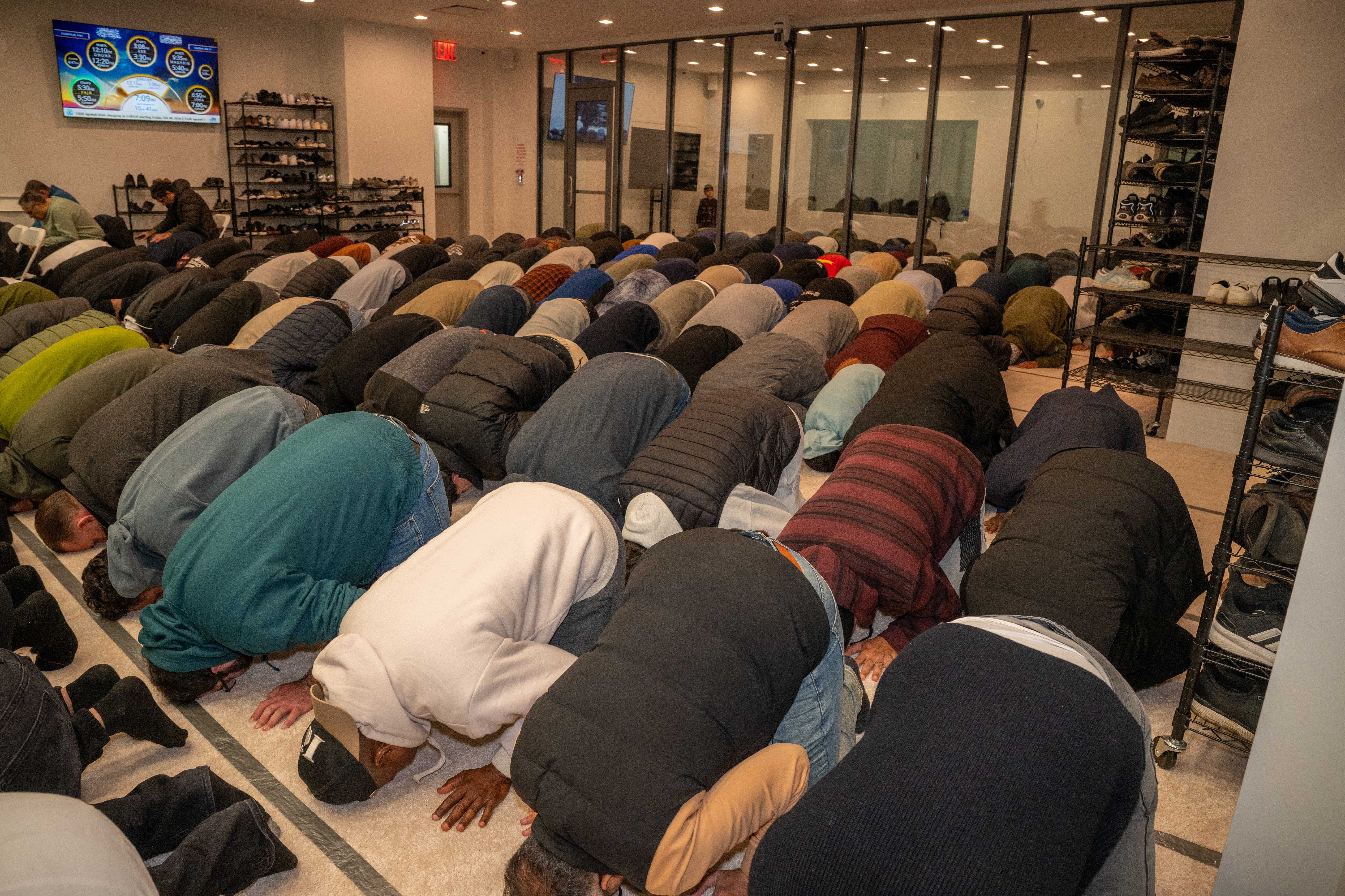 Members of the Muslim American Society of Staten Island gathered to celebrate Ramadan in their newly expanded community center in Dongan Hills on Tuesday, February 17, 2026. (Owen Reiter for the Advance/SILive.com)
