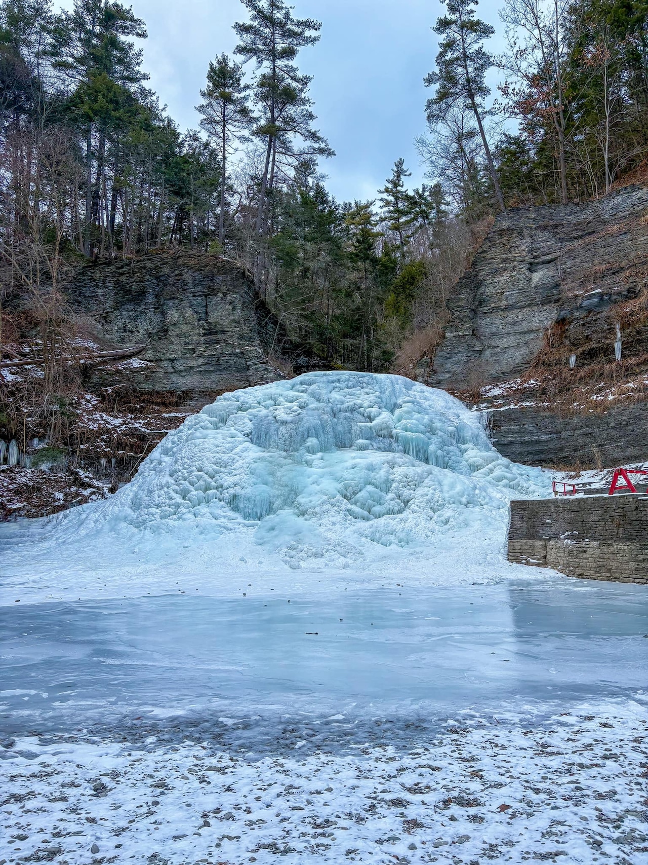 Frozen Upstate NY waterfalls
