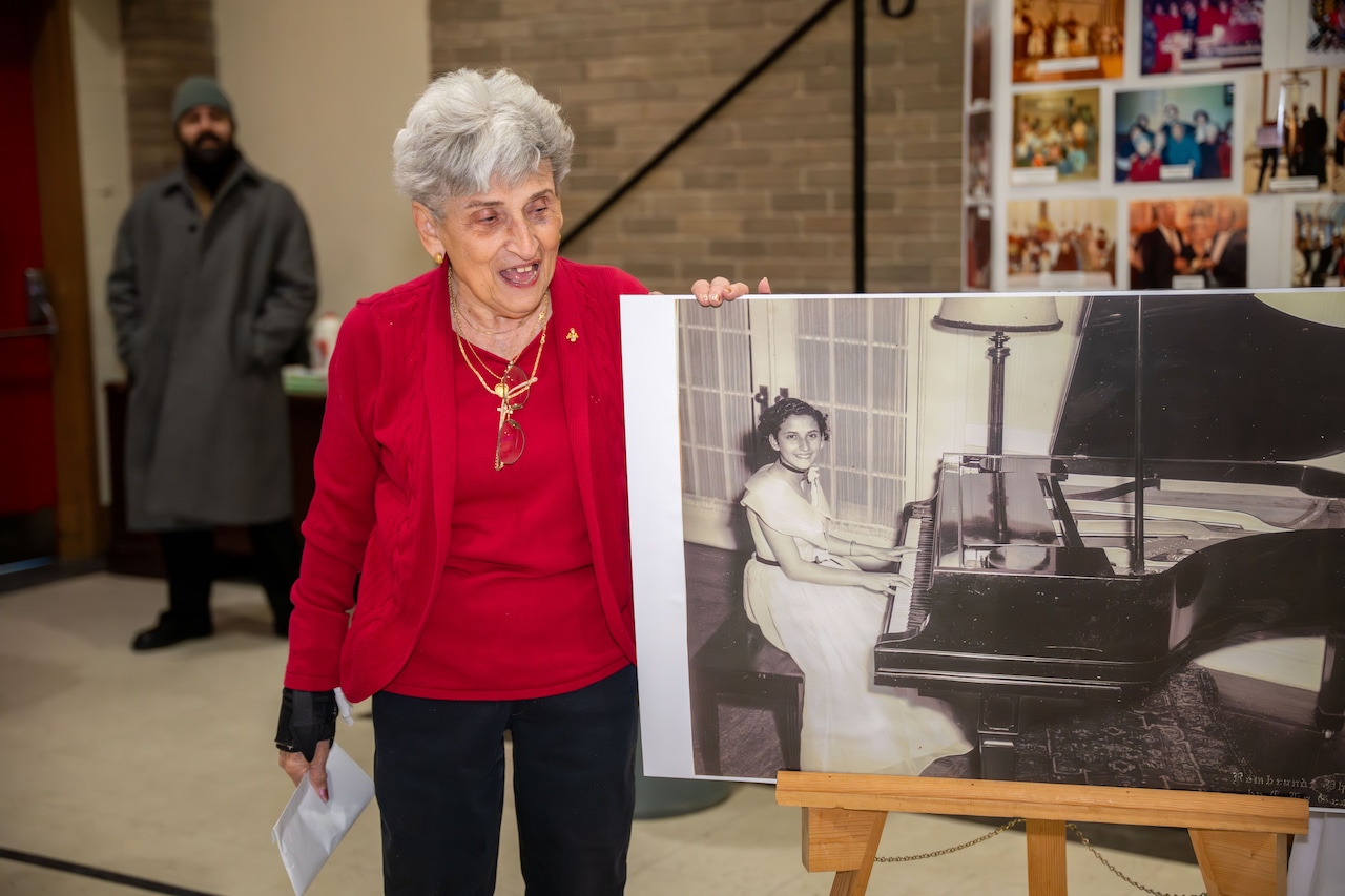Josephine Giordano's 70th anniversary as organist and choir master at St. Michael’s R.C. Church in Mariners Harbor