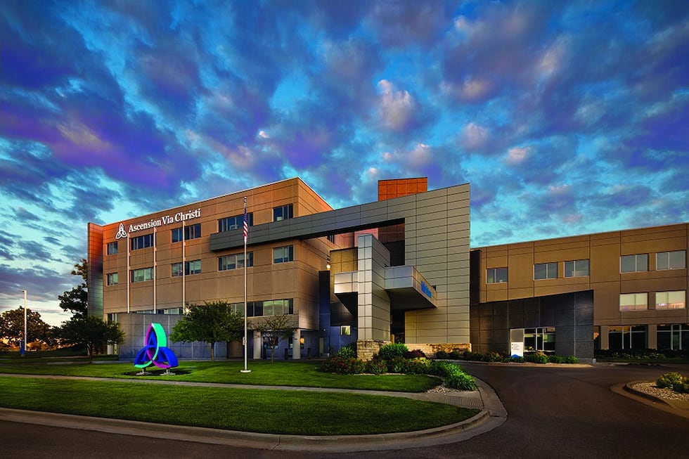 Ascension Via Christi Hospital in Manhattan celebrated the reopening of its main visitor...