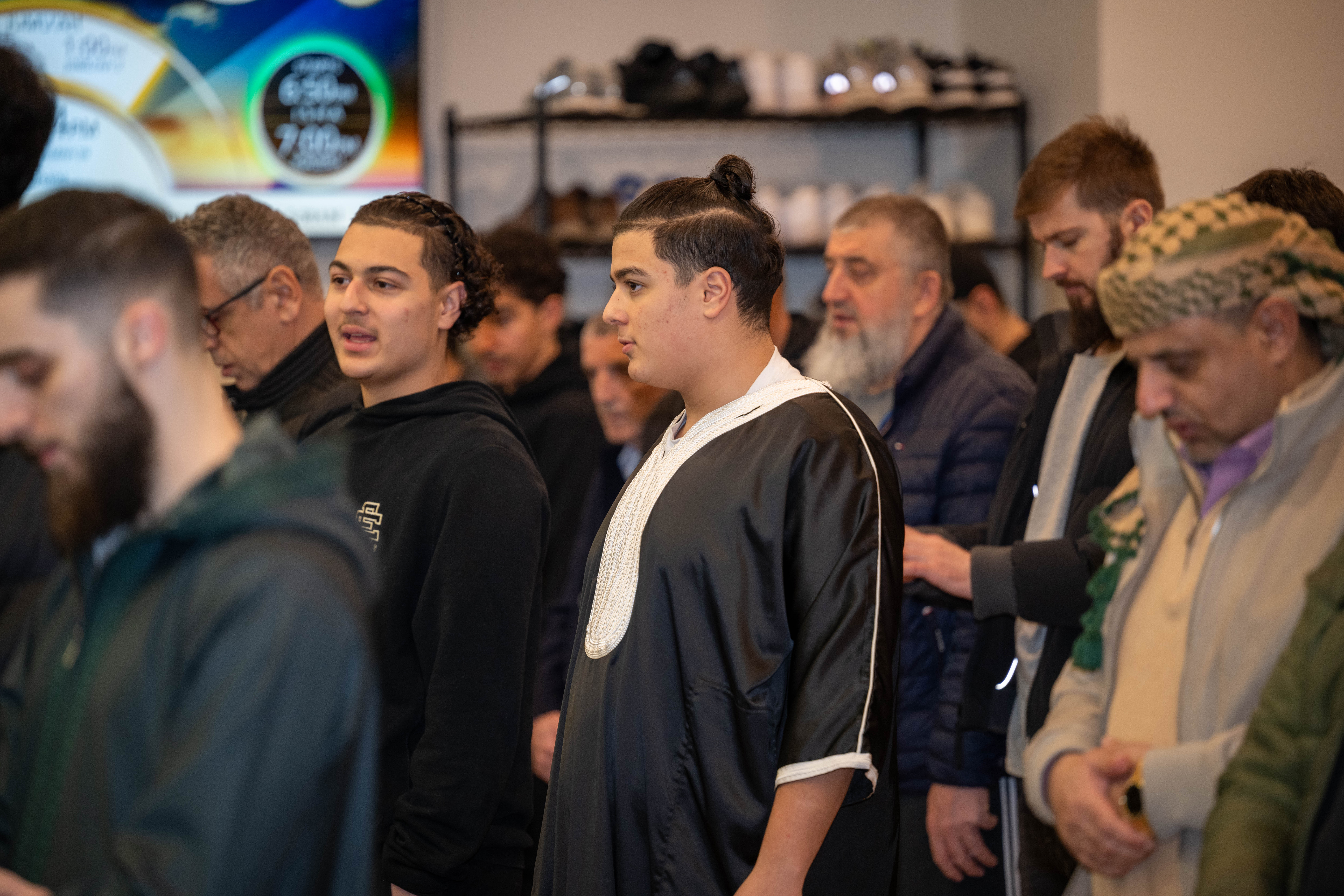 Members of the Muslim American Society of Staten Island gathered to celebrate Ramadan in their newly expanded community center in Dongan Hills on Tuesday, February 17, 2026. (Owen Reiter for the Advance/SILive.com)