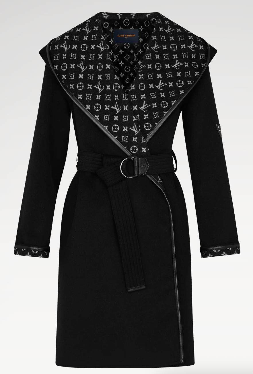 Louis Vuitton, Hooded Wrap Coat
