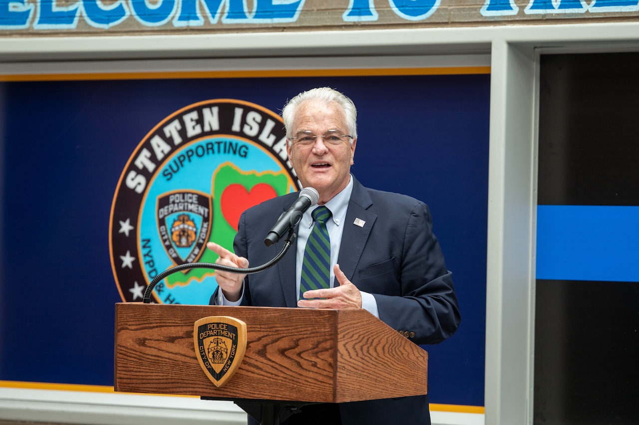 District Attorney Michael E. McMahon