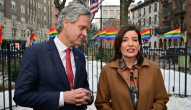 Governor Hochul calls for Rainbow Flag’s restoration in visit to Stonewall National Monument