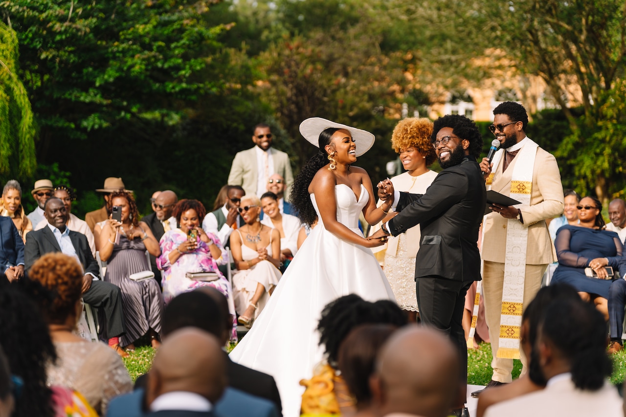 Their wedding was a love letter to their community, a celebration of Black culture