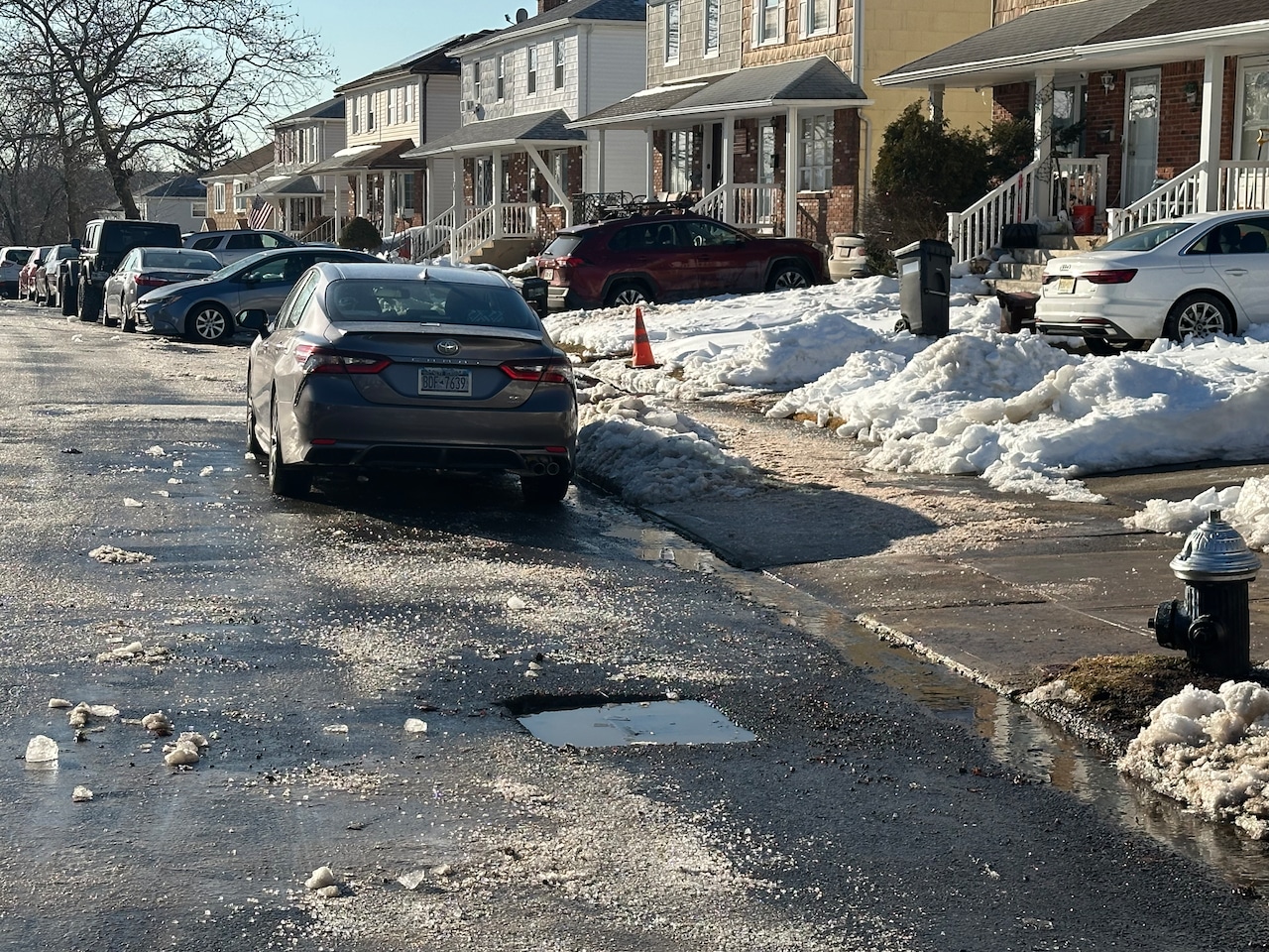 Icy Conditions in Eltingville