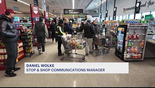 News 12 | Brooklyn | Shoppers stock up on food, drinks ahead of Super Bowl LX