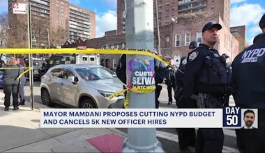 News 12 | Brooklyn | Mayor Mamdani proposes cutting NYPD budget; cancels 5k new officer hires