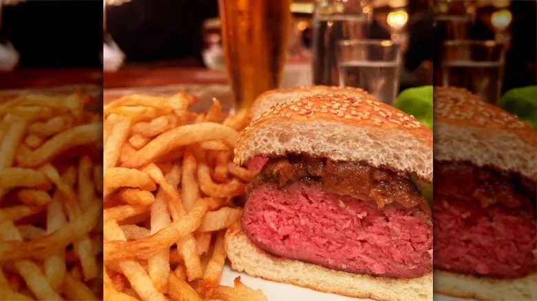 The Minetta Tavern Black Label Burger with fries